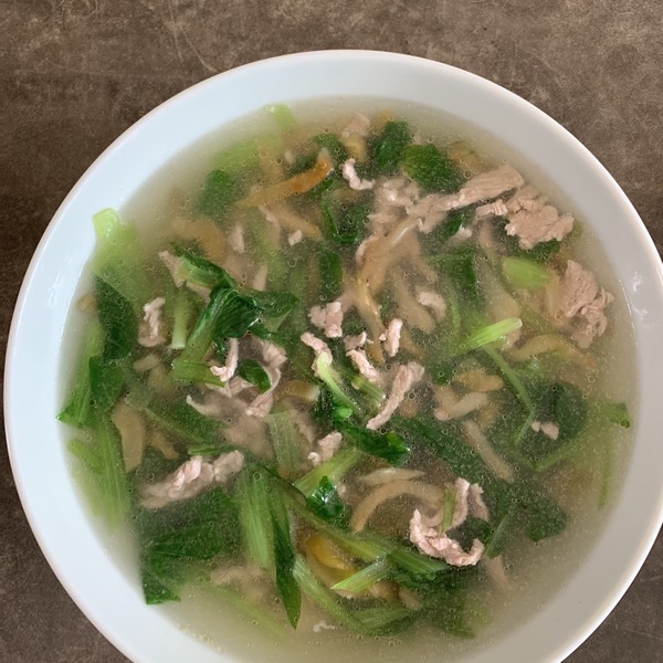 榨菜腰花汤