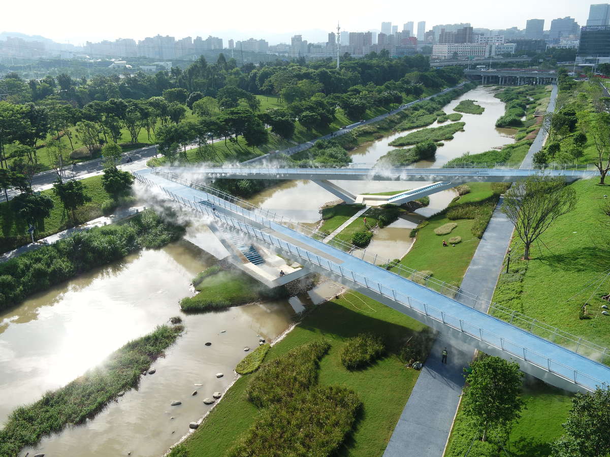 茅洲河碧道(the pilot section of maozhou river)是广东省深圳市宝安