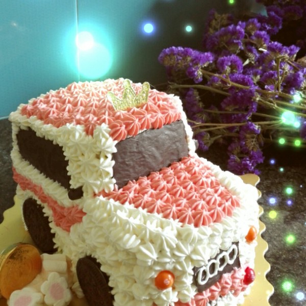 翻糖汽车蛋糕路虎