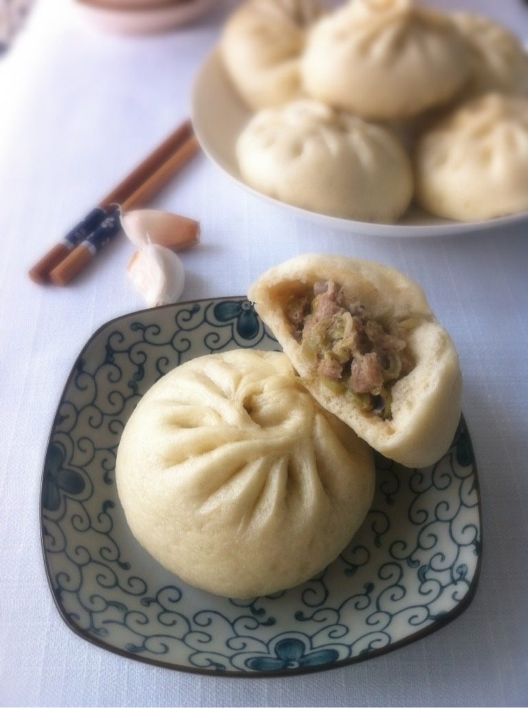 豆角肉包
