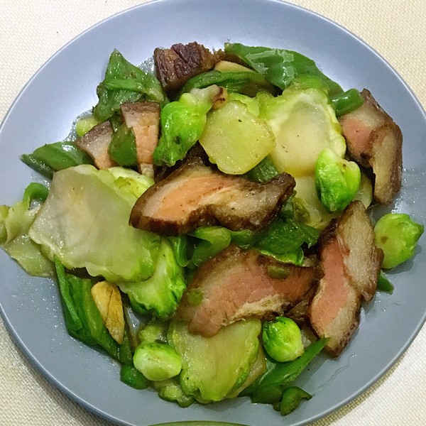 儿菜炒肉片