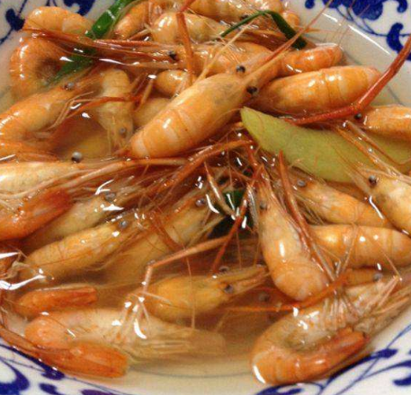 清水煮虾