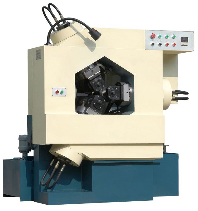  p>滚丝机是一种多功能冷挤压成形机床,滚丝机能在其滚压力范围内冷态