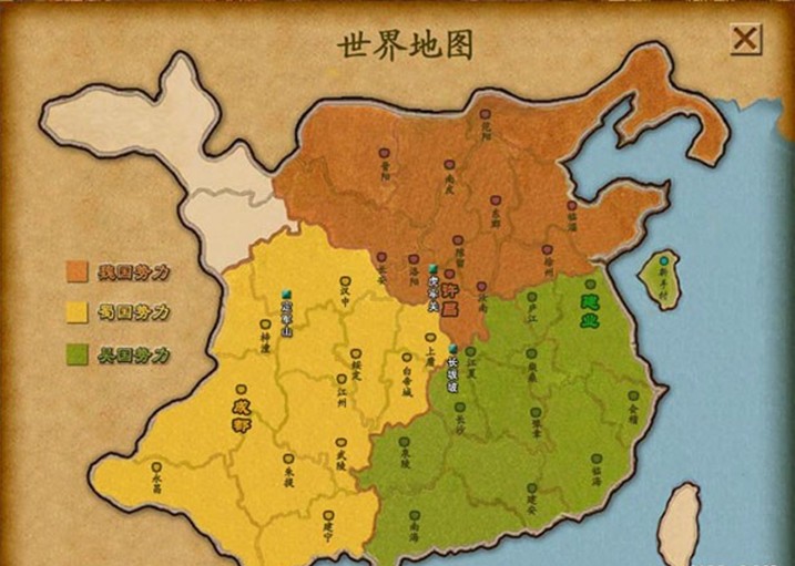 本游戏设定在东汉末年,由于统治者政权由于不断更迭