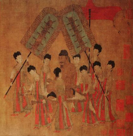 步辇图（唐朝画家阎立本的名作）_百度百科
