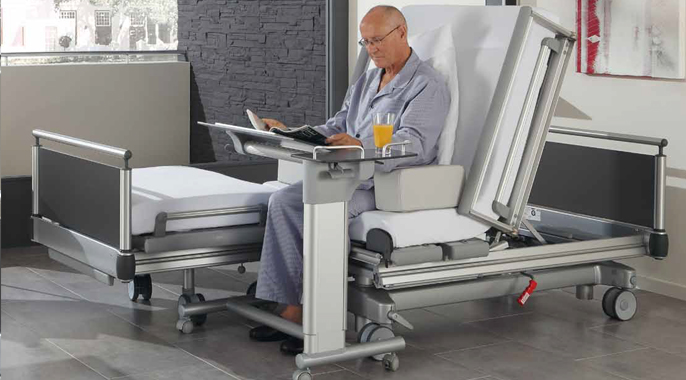  p>多功能电动医疗床主要供医院重症监护病房(icu)及普通病房病员作