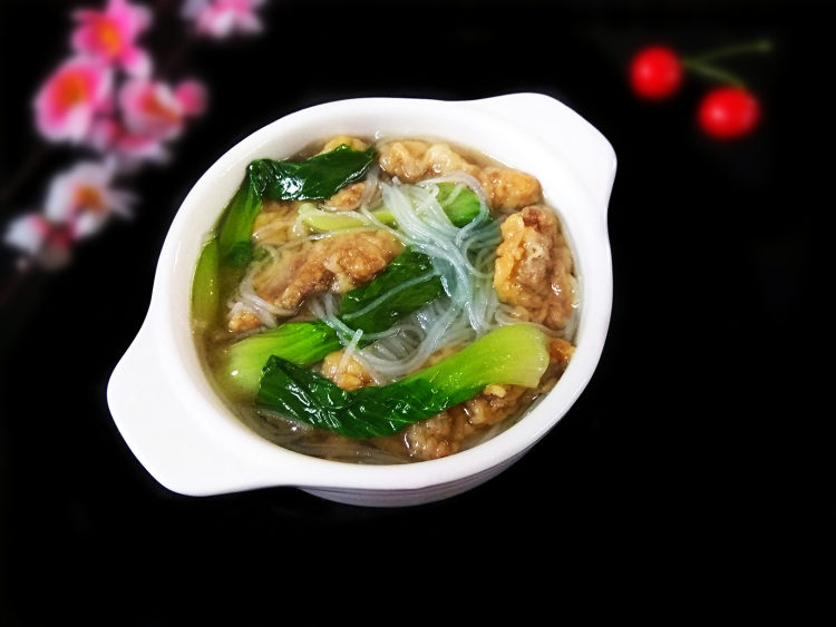 酥肉粉丝汤