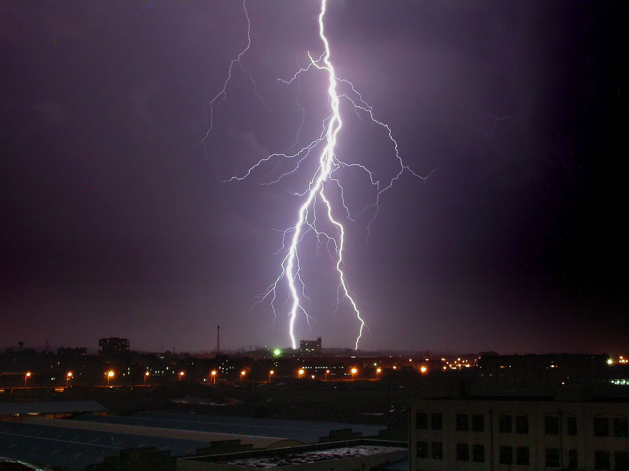 大自然的风雨雷电