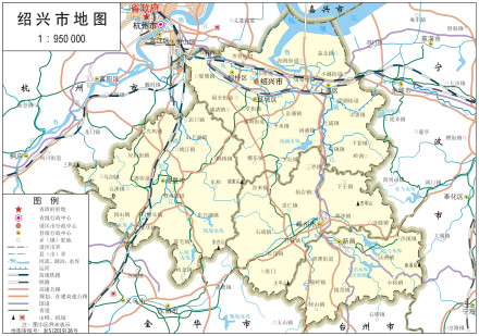  绍兴市地图