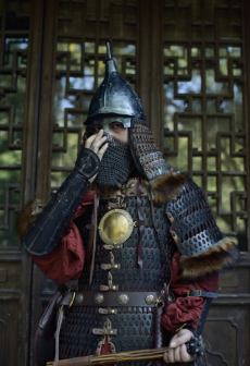 <p>中国武士甲装