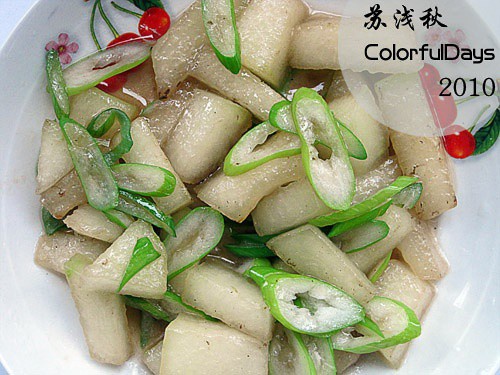 葱香冬瓜