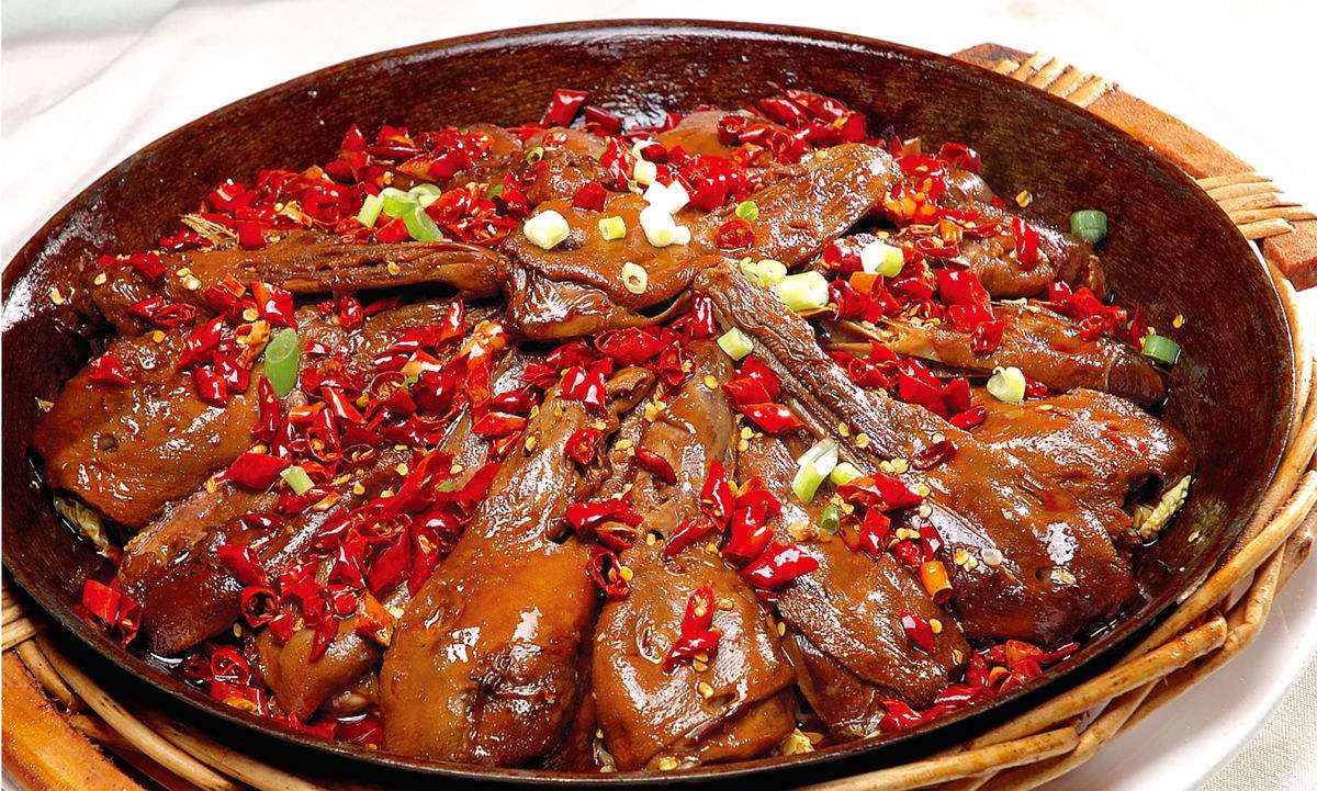 香辣鸭头