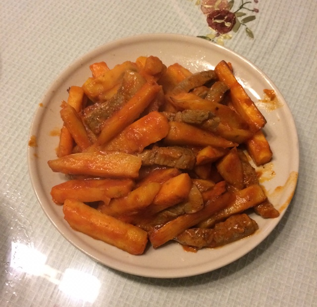 茄汁红薯牛肉