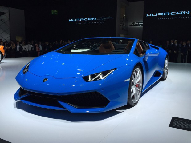 2015法兰克福车展 /a>上, a target="_blank" href="/item/兰博基尼