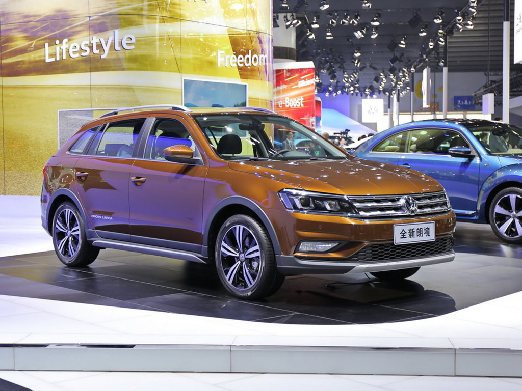 data-lemmaid="3291804">上海大众 /a>旗下的又一款跨界车,朗境前脸