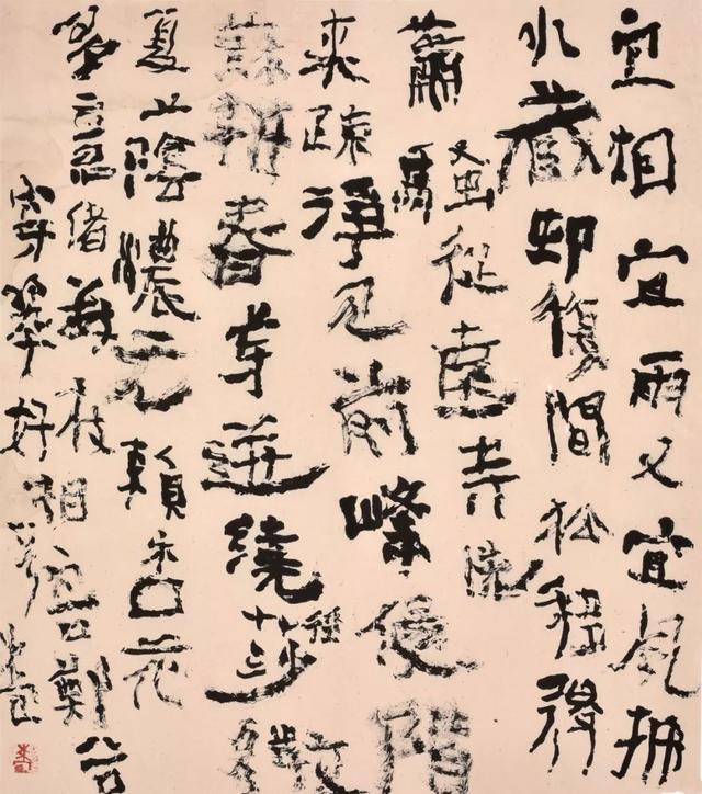 “吼书”曾翔的水墨作品你见过吗？这里五幅首发_百科TA说