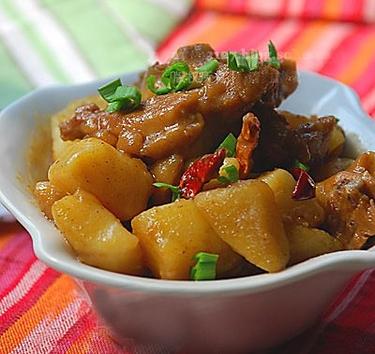 土豆鸡块洋葱