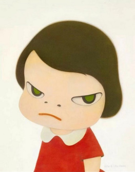 奈良美智，《背后藏刀》