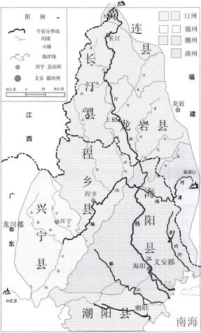  p>韩江,是中国东南沿海最重要的河流之一,广东省除珠江流域以外的第