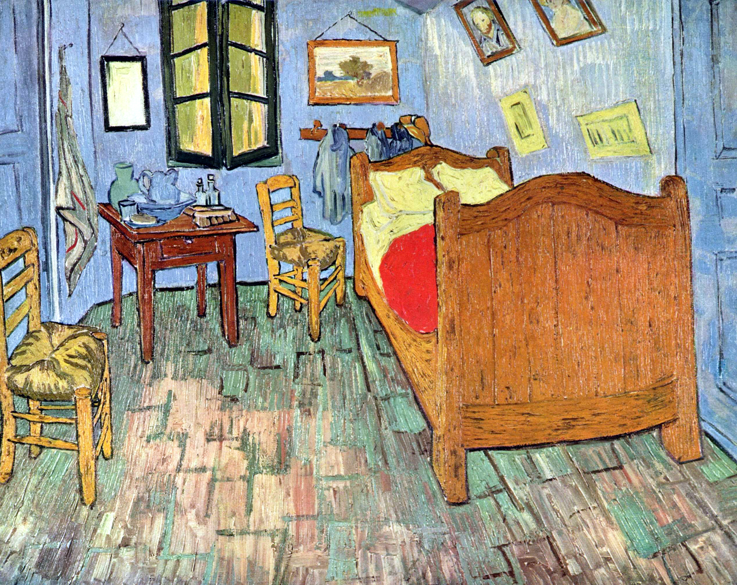  p>《梵高在阿尔勒的卧室》 i>(英语:vincents bedroom in arles