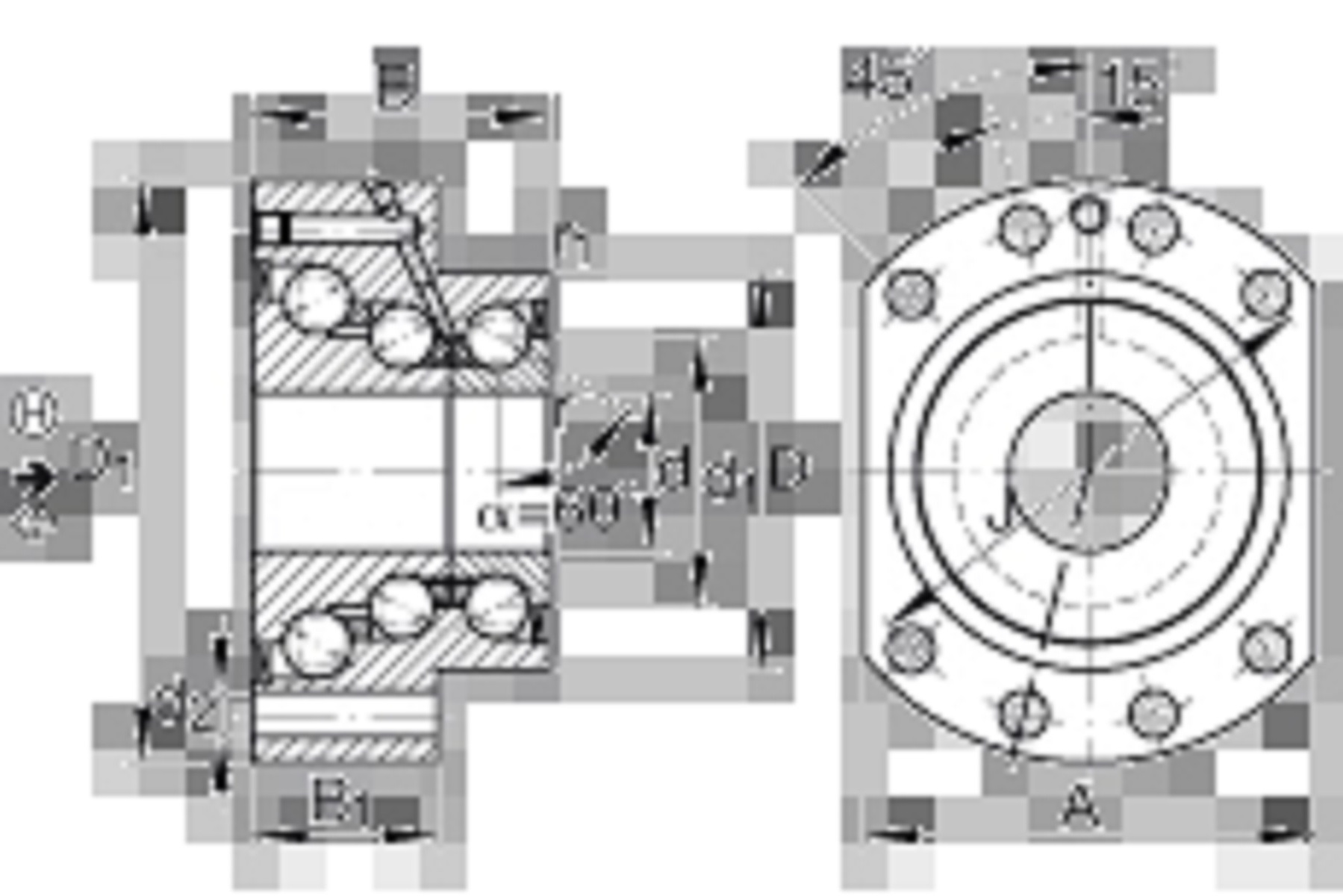 fag dklfa40140-2rs轴承