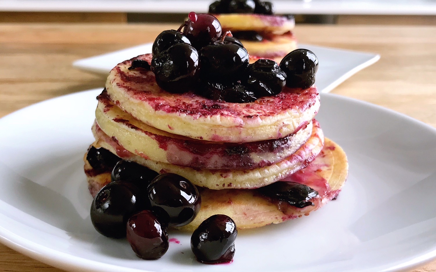 蓝莓煎饼