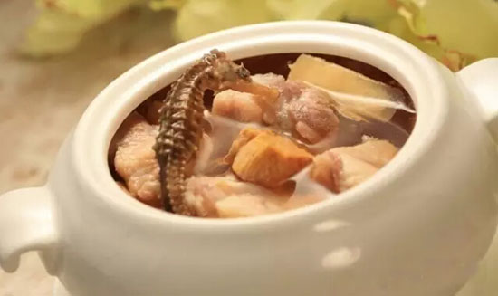 百合石菖蒲海马汤