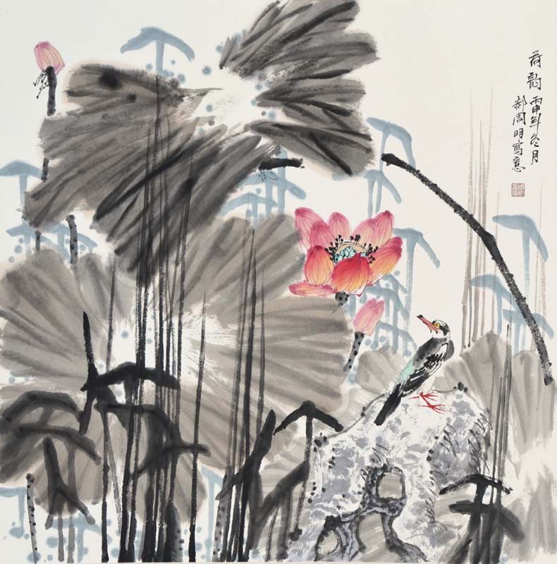  p>郝周明,1971年出生于莱西市.擅中国画,工笔,写意兼修.