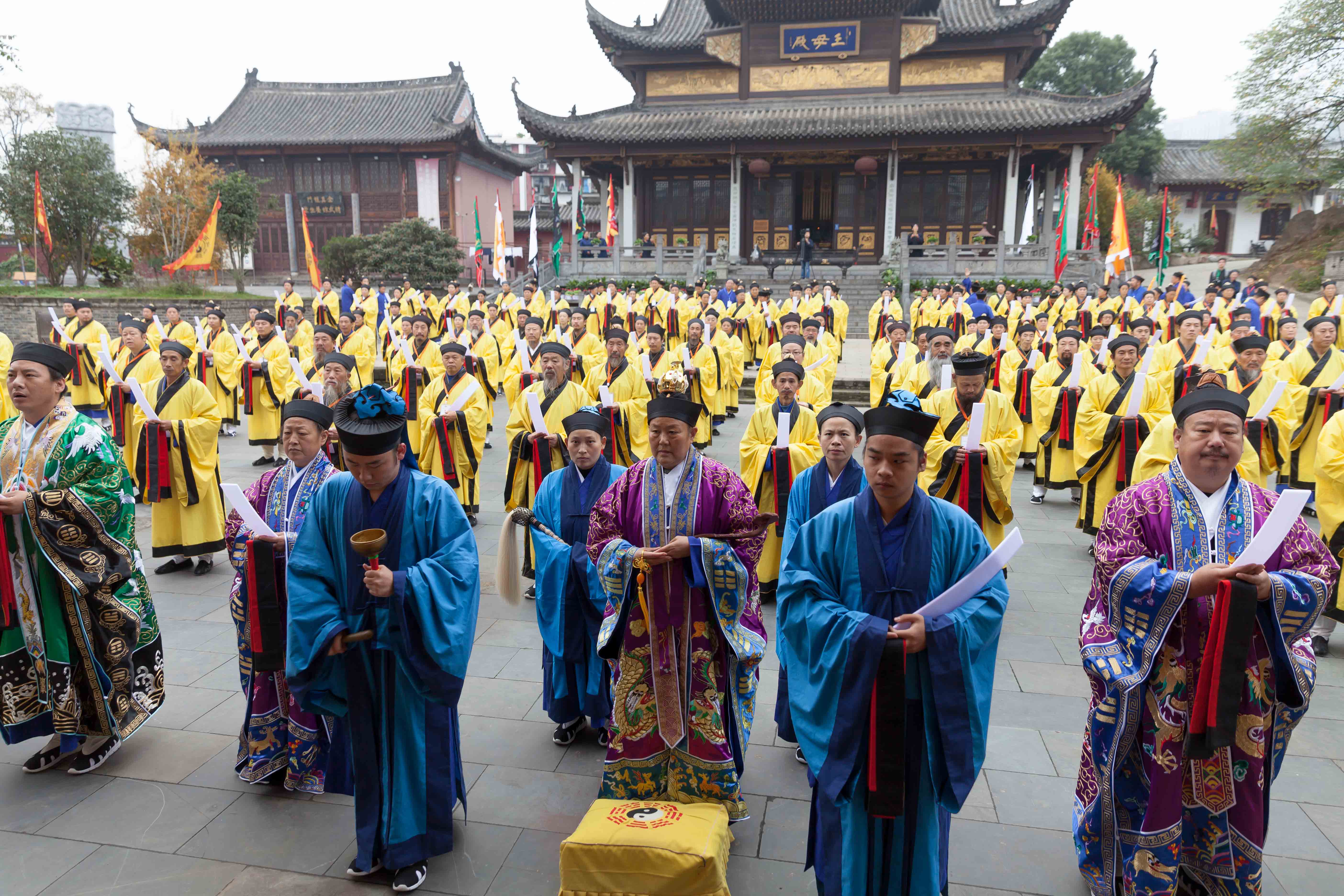 长春观丙申坛全真派道士传戒活动