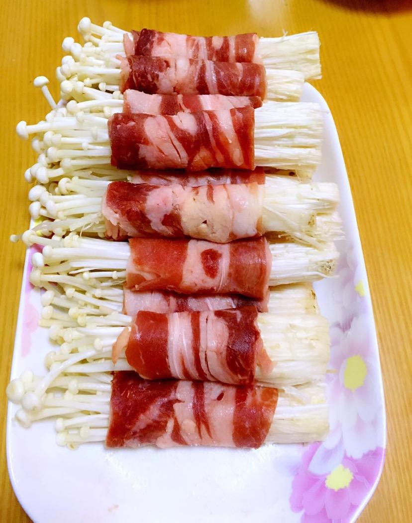 牛肉卷金针菇