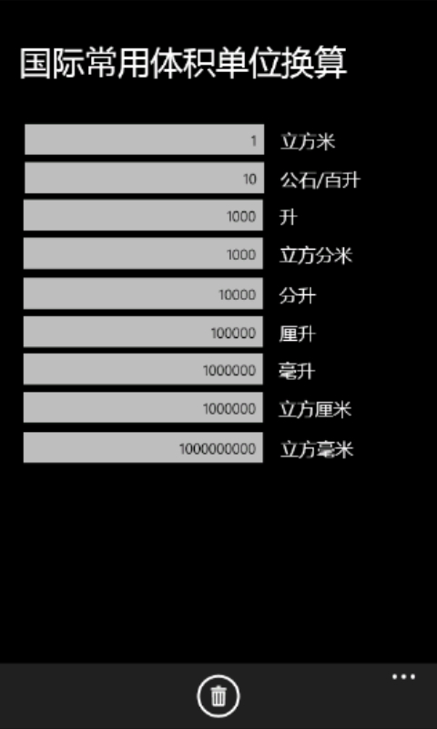 体积单位换算 百度百科