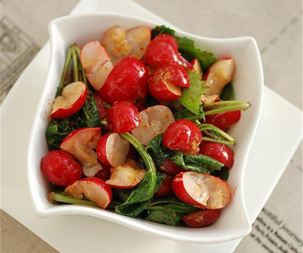 凉拌樱桃小萝卜