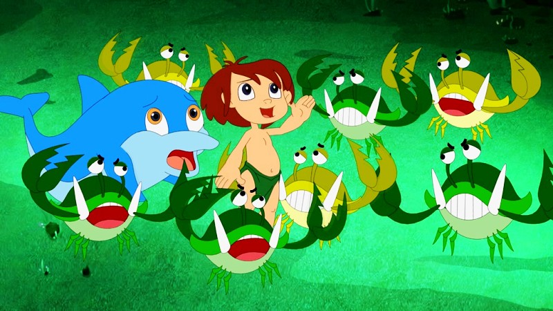 《海螺湾》是一部大型二维童话动画片,其以