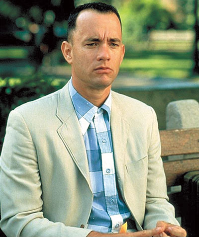 阿甘是电影《阿甘正传》中的主人公,由汤姆·汉克斯饰演