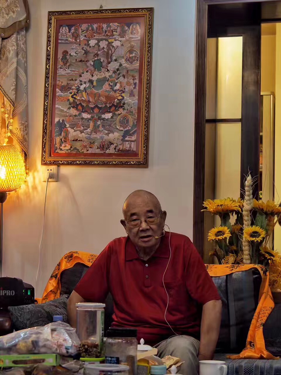 洛桑图丹琼排,安多华锐藏区天堂寺第六世转世活佛,西北民族大学藏语言