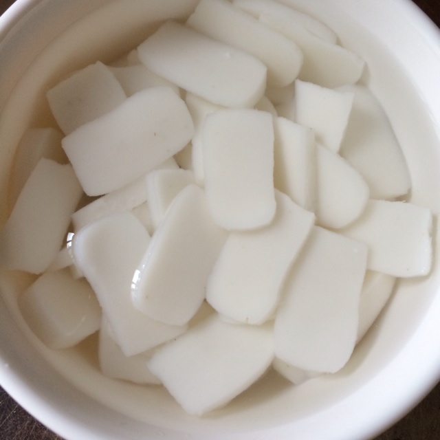 白菜牛肉汤年糕