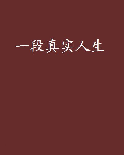 一段真实人生