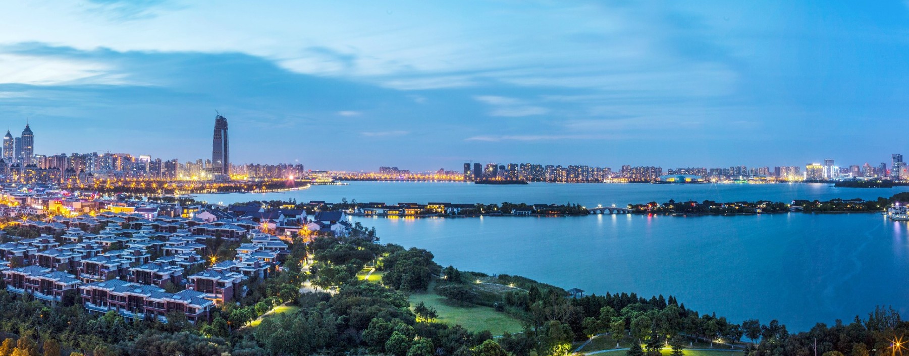 苏州市金鸡湖景区