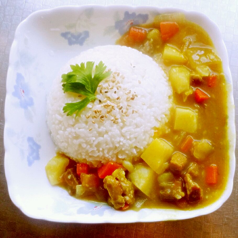 牛肉土豆咖喱饭