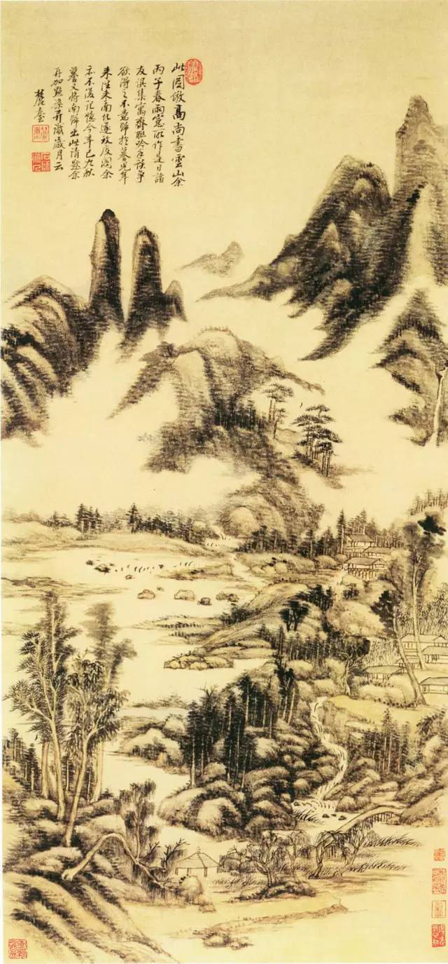 名画欣赏]清初四王之首王原祁精品山水_百科TA说
