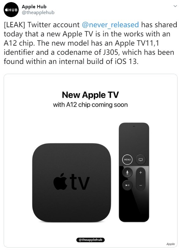 iOS 13泄密？苹果秋季发布会或推出新款Apple TV_百科TA说