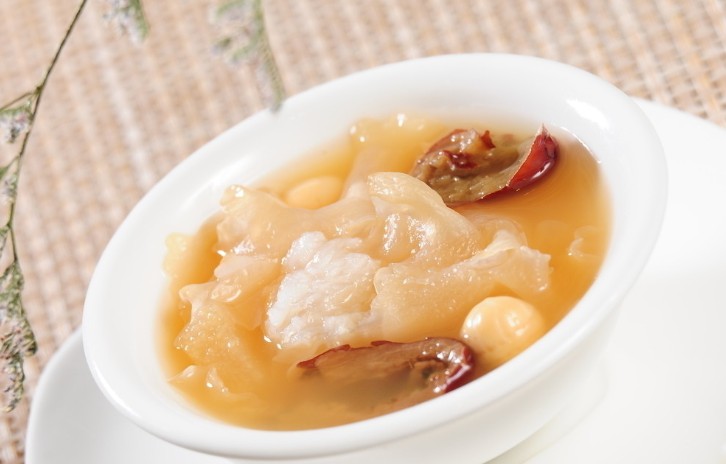 雪蛤红莲汤