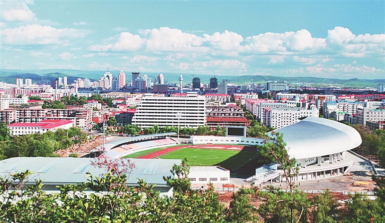 牡丹江北山体育场