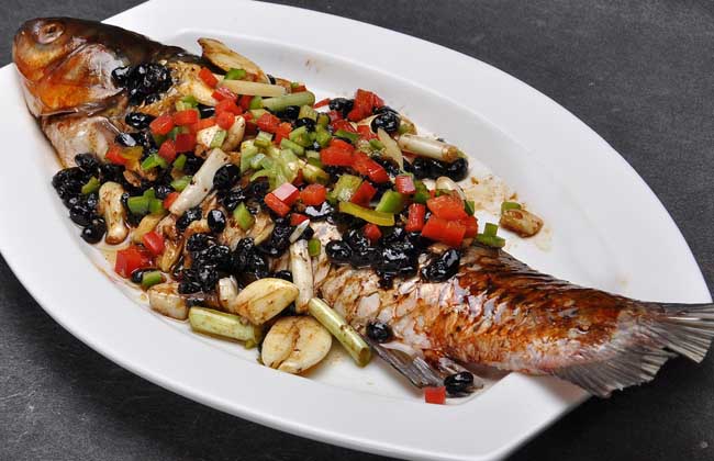 豉油豆豉蒸小草鱼