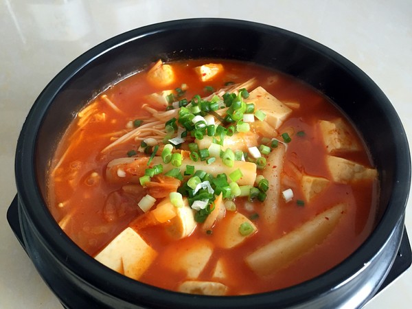 韩国泡菜海鲜汤
