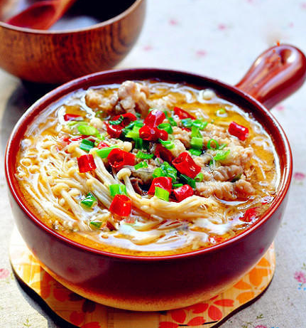 韩式金针菇肥牛