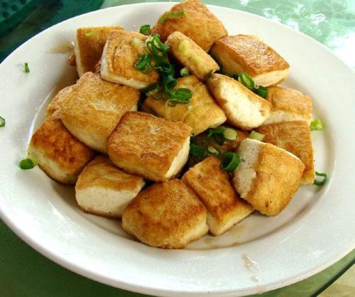 香煎冻豆腐
