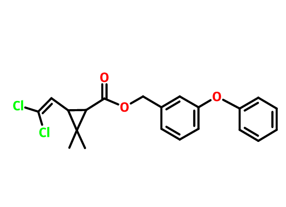  p>苄氯菊酯,是一种化学品,淡黄至琥珀色粘稠液体,分子式为c sub>21 