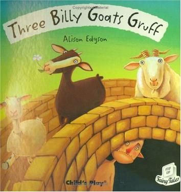 翻翻书三只坏脾气的山羊three billy goats gruff
