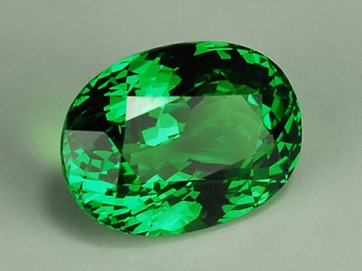  p>"沙弗来石"又名"绿榴石","绿色钙铝榴石",是 a target="_blank"